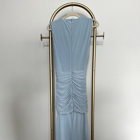 Club L High-Neck Draped Maxi Dress - Picture 2 of 4